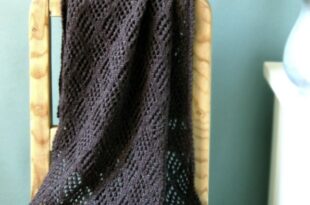 Checkerboard Lace Scarf
