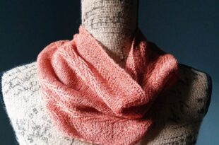 Chevron Linen Cowl