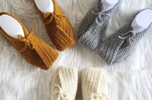 Beginner Crochet Slippers | Origami Slippers