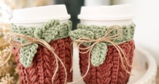 Wheat Stitch Pumpkin Cozy
