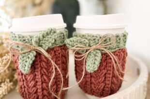 Wheat Stitch Pumpkin Cozy