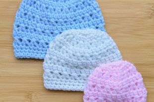 Hopscotch Preemie Crochet Hat