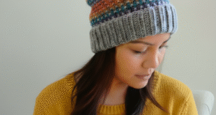 Self Striping Spectrum Beanie