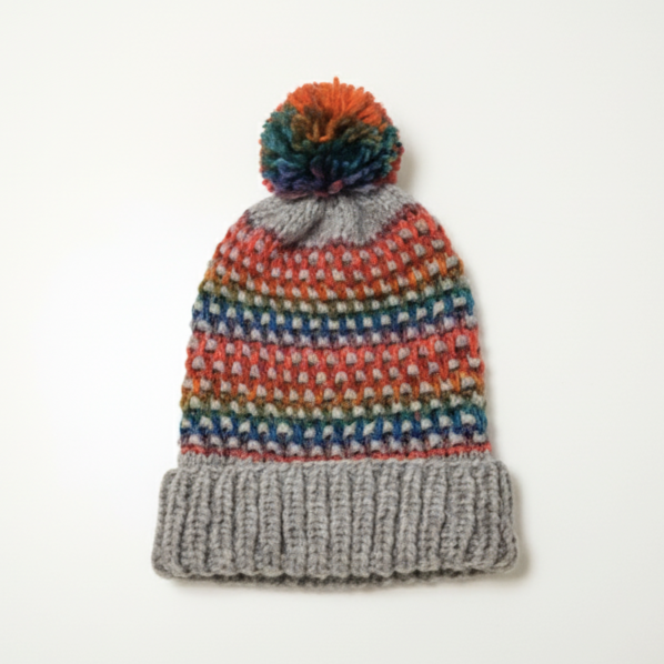 Self Striping Spectrum Beanie 2 | Purl Avenue